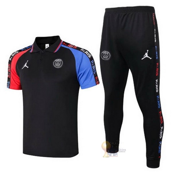 Calcio Maglie Set Completo Polo Paris Saint Germain 2020 2021 Nero Blu